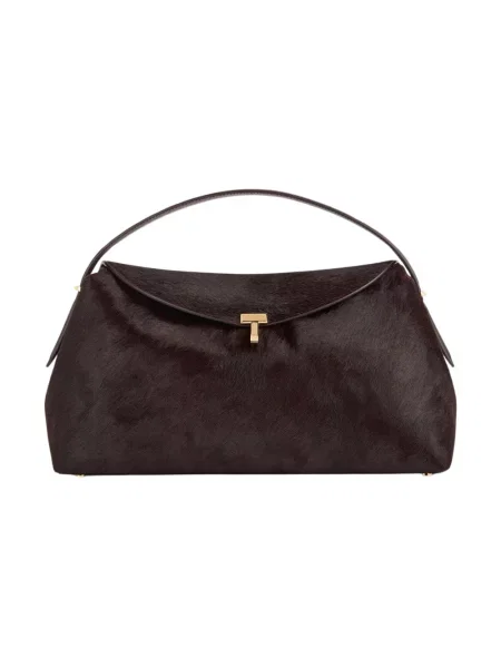 Kopertówka Toteme skórzana brązowa