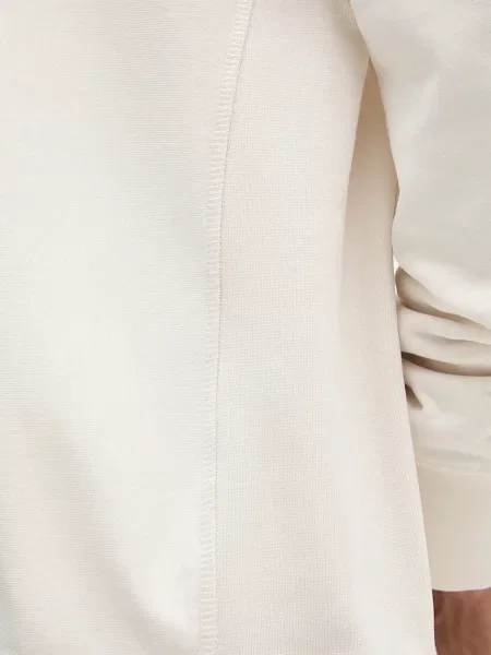 Bluza nierozpinana Calvin Klein Jeans frotte beżowa