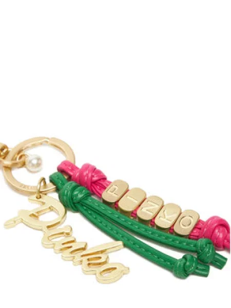 PINKO Pakabukas Lettering Keychain AI PCPL rožinė
