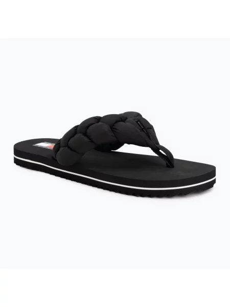 Chiloți tanga Tommy Hilfiger țesut negru