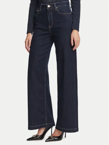 Guess Дънки Тъмносин Wide Leg