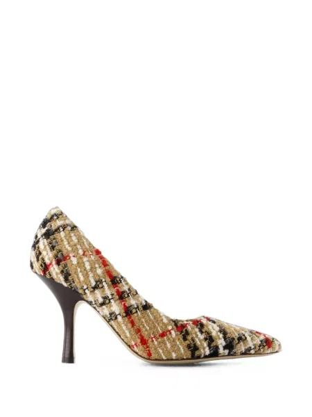 Pantofi cu toc Burberry în carouri