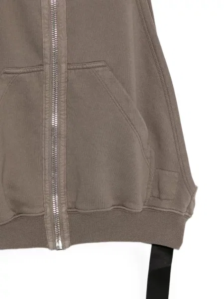 Αμάνικο γιλέκο Rick Owens Drkshdw με κουκούλα γκρι