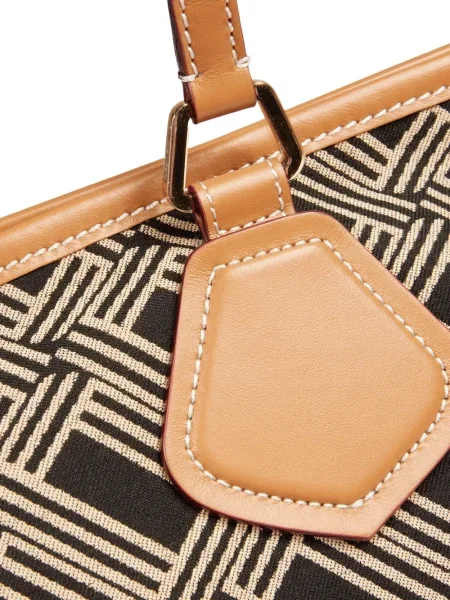 Кожена кожена чанта Lancel