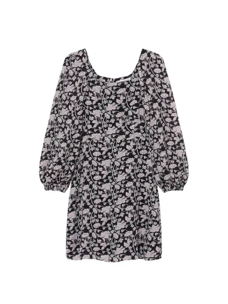 MANGO Rochie Rocio / roz deschis / albastru deschis negru