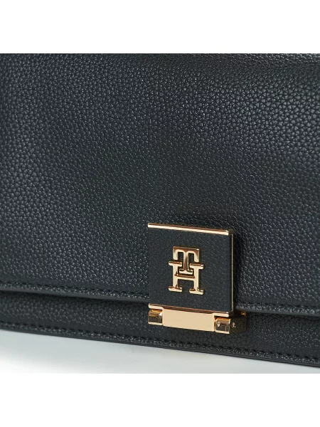 Crossbody kabelka Tommy Hilfiger z ekologickej kože čierna