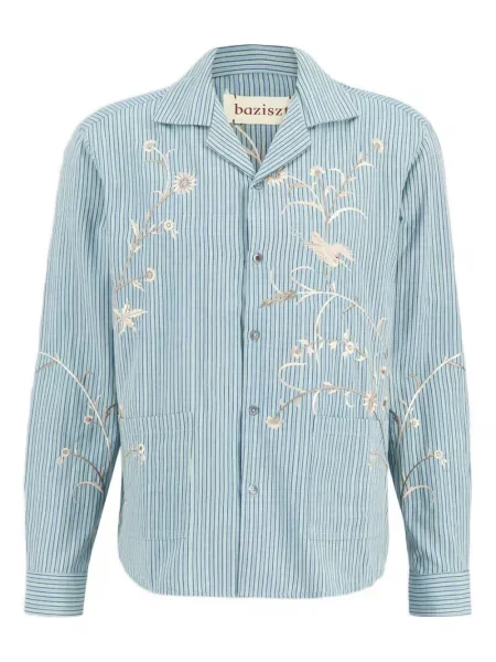 Риза Baziszt на райета синьо