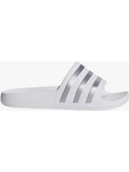 Klapki dziecięce Adidas Adilette Aqua Szare 28 białe