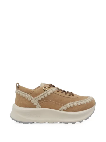 Sneakerși Mou cu șireturi din dantelă