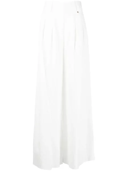 Pantaloni Nissa alb