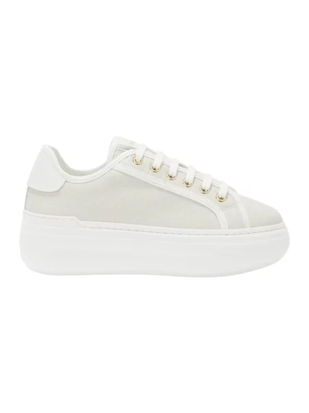 Sneakersy Furla skórzane beżowe