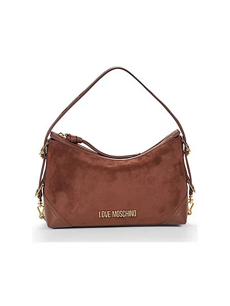LOVE MOSCHINO Ročna torba rjava