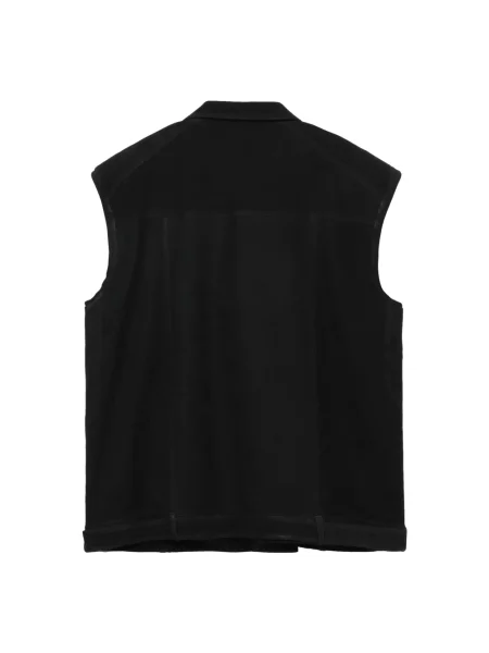 Kamizelka Rick Owens skórzana czarna