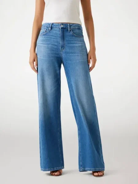 GUESS Blugi BELLFLOWER | Relaxed fit | mid rise albastru