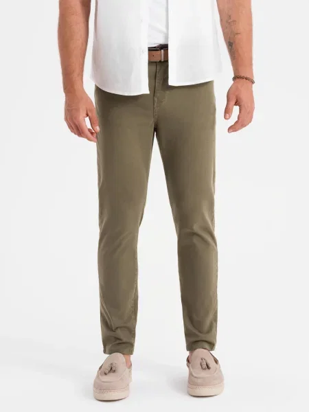 Pantaloni chino Ombre maro