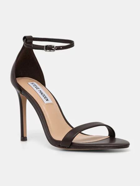 Кожени сандали Steve Madden Tecy кафяво