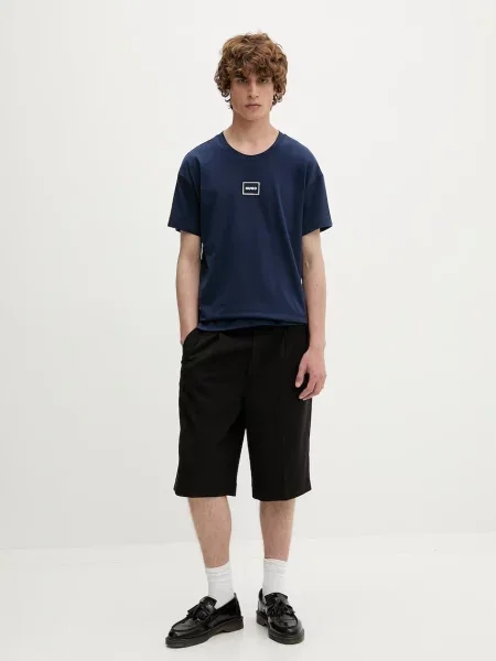 HUGO lounge t-shirt ανδρικό με Laze T-Shirt μπλε