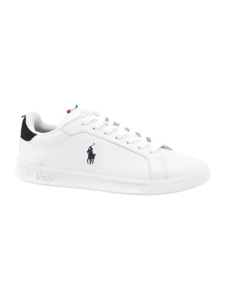 Sneakersy Polo Ralph Lauren skórzane białe