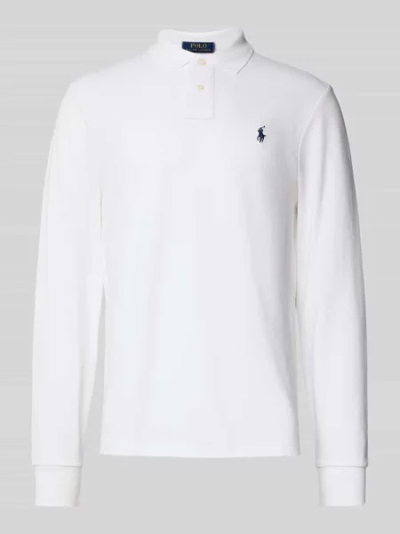 Haftowana koszulka polo Polo Ralph Lauren biała