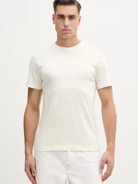 Hackett London tricou din uni bej