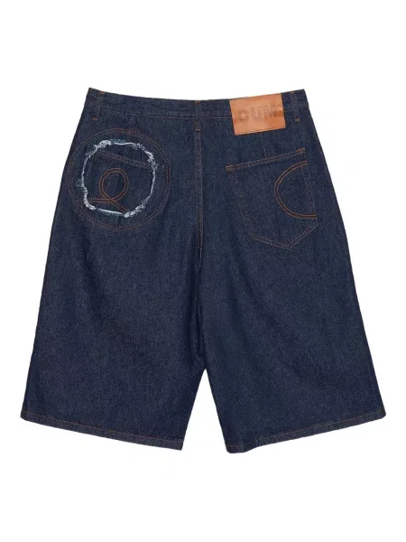 Pantaloni scurți din denim Edward Cuming albastru