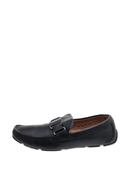 Pantofi loafer Tod's cu cataramă negru
