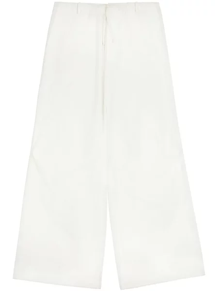 Pantaloni Mm6 Maison Margiela alb