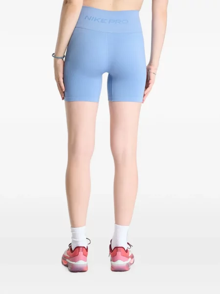 Pantaloni scurți Nike cu talie înaltă albastru