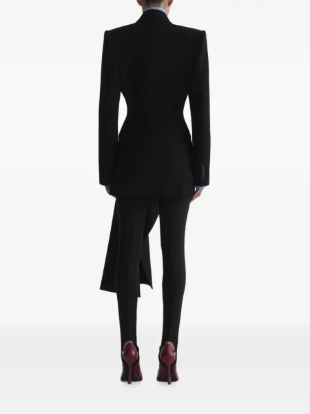 Geacă Mugler drapată negru