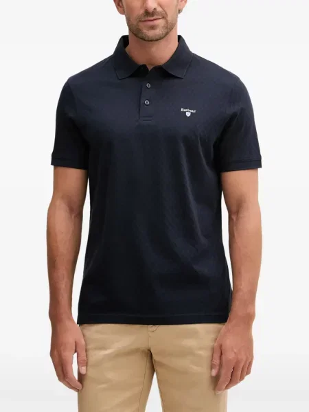 Tricou polo Barbour albastru