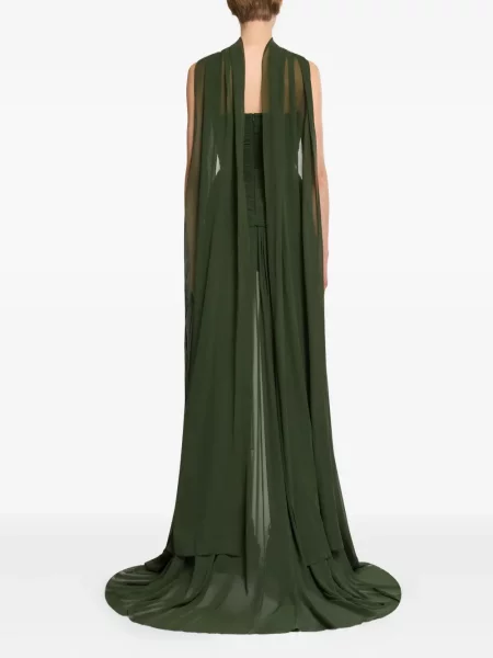 Κοστούμι μάξι φόρεμα Elie Saab πράσινο