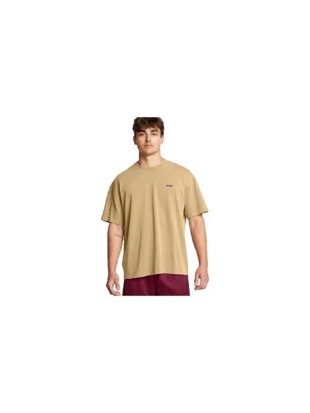 Tricou Under Armour cu căptușeală cu autograf maro