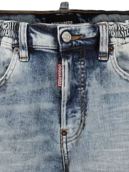 Szorty jeansowe dziecięce Dsquared2 niebieskie