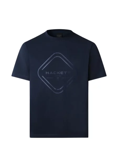 Grafic tricou Hackett cu imagine clasic albastru