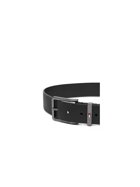 Remen Tommy Hilfiger Oliver Saffiano crna