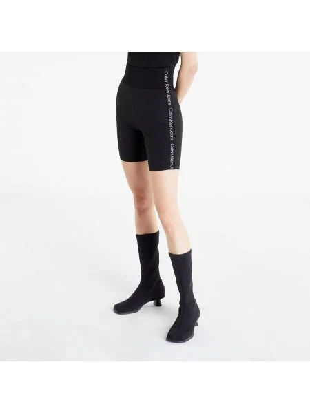 Ciclism blugi Calvin Klein cu autograf negru