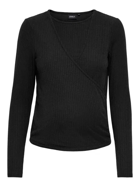 Only Maternity Tricou OLMKaila' negru