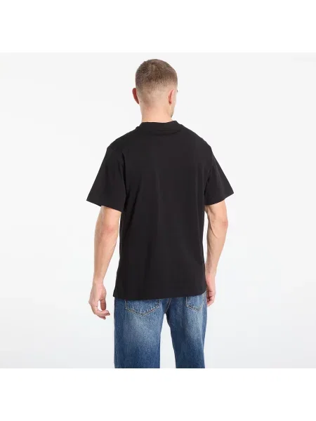 Тениска Queens Esssential T-Shirt With Contrast Print Black/ Black/ Black M черно