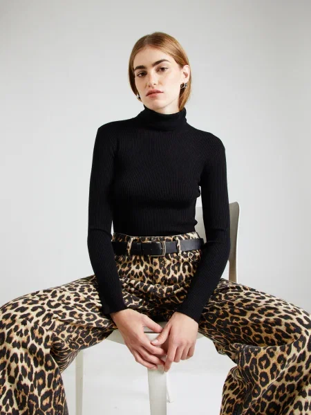 PIECES Pulover negru