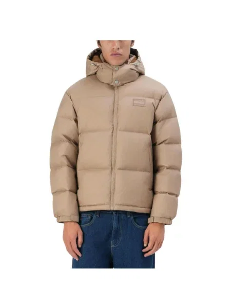 Geacă de blugi Tommy Jeans bej