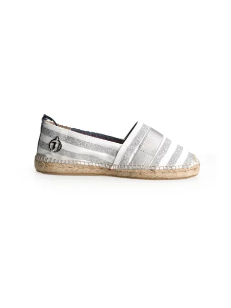 Espadryle Trussardi skórzane szare
