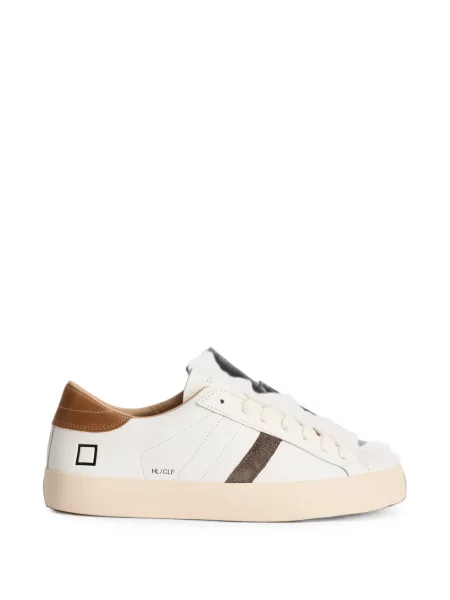 Sneakerși D.a.t.e. din piele de căprioară alb