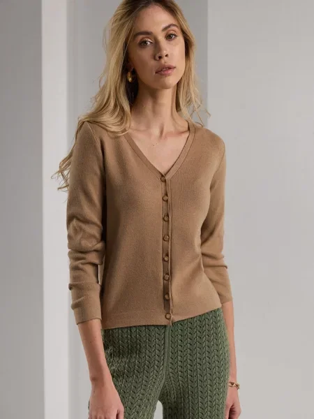 Кардиган TrikoBakh вовна/поліестер бежевий