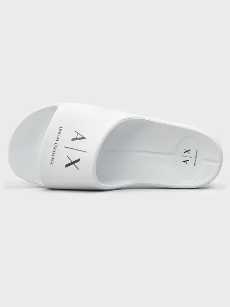 Шлепанцы Armani Exchange белые