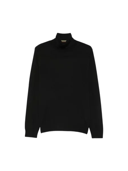 Sweter z golfem Paul Smith wełniany do golfa czarny