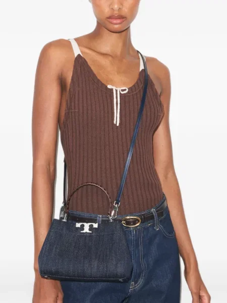 Geantă Tory Burch albastru