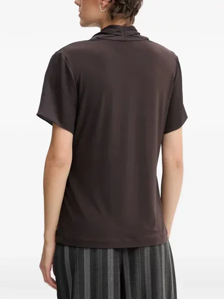 Top Joseph Ribkoff drapat maro