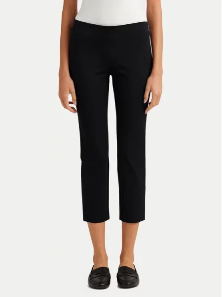 LAUREN RALPH LAUREN Hlače Skinny Fit Streç Pantolon crna
