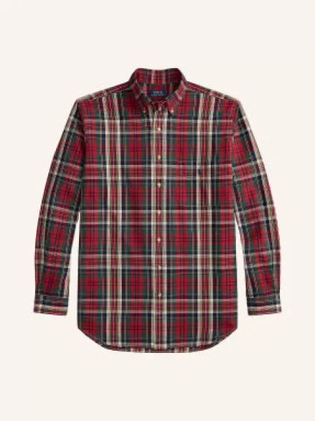 Polo Ralph Lauren Big & Tall Oxfordská Košile Comfort Fit tmavě zelená / tmavě / tmavě modrá červená