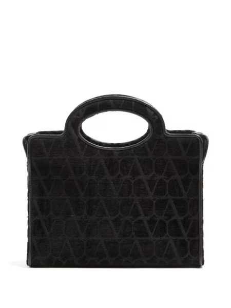 Geantă shopper Valentino Garavani negru